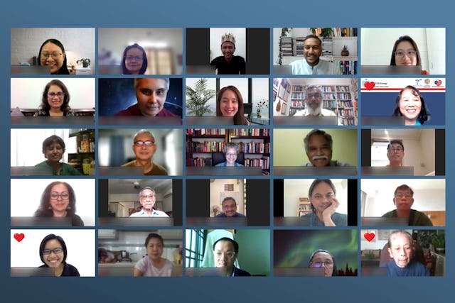 Founders and directors of different organizations reflecting on the role of civil society organizations in fostering unity at a discussion series held by the Malaysian Bahá’í Office of External Affairs.