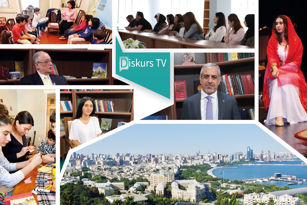 برنامهٔ مصاحبهٔ «تلویزیون گفتمان» که به تازگی را‌ اندازی شده است، گفتگوهای عمیقی را در موضوعاتی مانند برابری زن و مرد و نقش رسانه‌ها در اجتماع ارائه می‌دهد. این برنامه بخشی از تلاش‌های دفتر امور خارجی بهائیان آذربایجان برای مشارکت درگفتمان‌های متداول کشور است