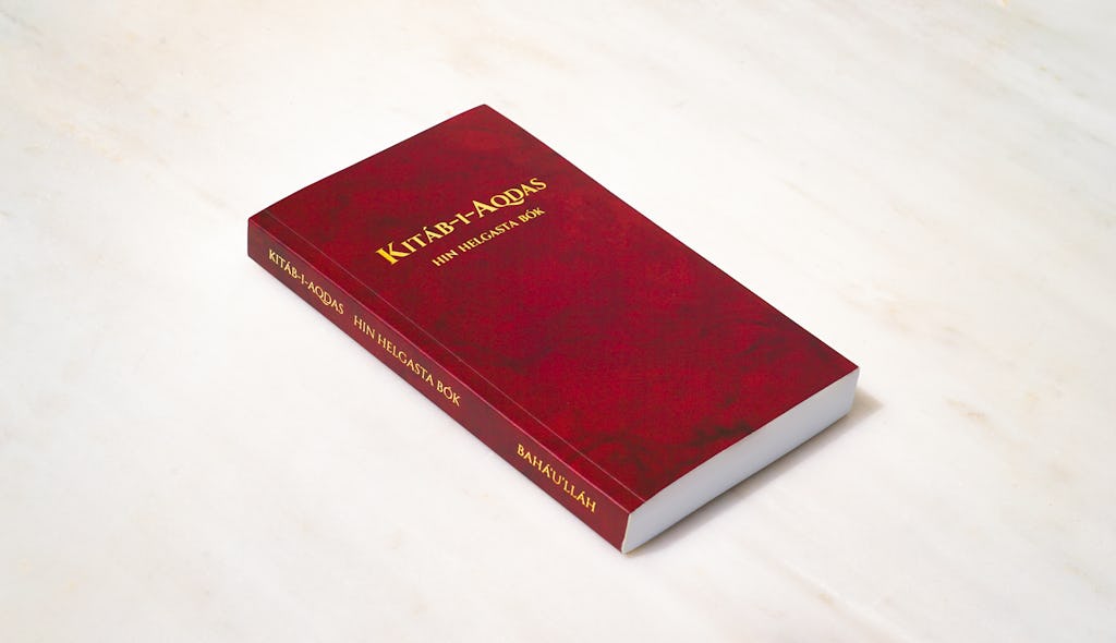 The Kitáb-i-Aqdas has been published in Icelandic for the first time, making available to an entire population Bahá’u’lláh’s Most Holy Book.