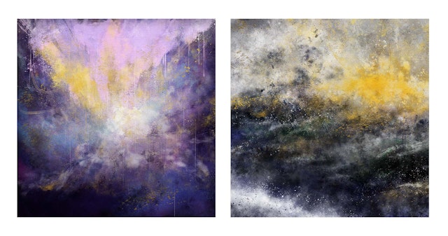 An artist from the United Kingdom created these paintings after reflecting on ‘Abdu’l-Bahá’s statement “The more often the captain of a ship is in the tempest and difficult sailing the greater his knowledge becomes.”