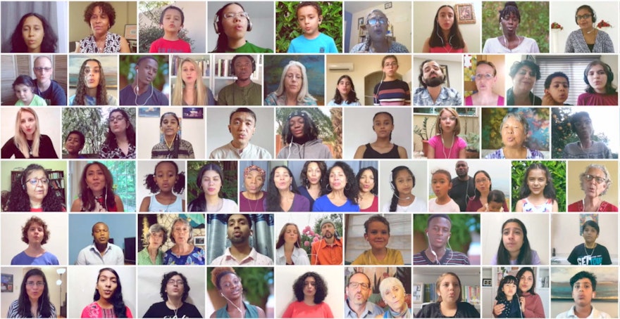 Des musiciens de différents pays ont collaboré à une chanson intitulée « Sois la lumière », qui s’inspire de la citation suivante des écrits de ‘Abdu’l-Bahá : « L’éducation divine est celle du Royaume de Dieu : elle consiste à acquérir les perfections divines, et c’est la vraie éducation. »