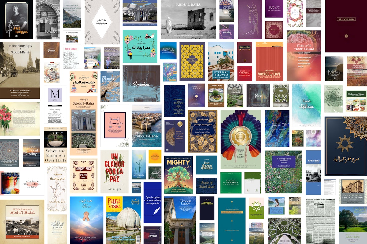 Countless people and communities around the world created a vast number of publications inspired by ‘Abdu’l-Bahá’s life of service to humanity.