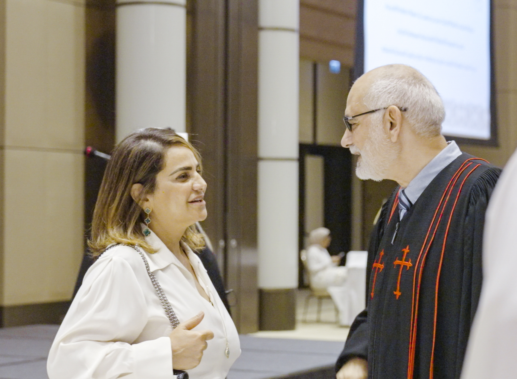 Des représentants de diverses communautés religieuses se sont réunis samedi pour marquer cet évènement historique.