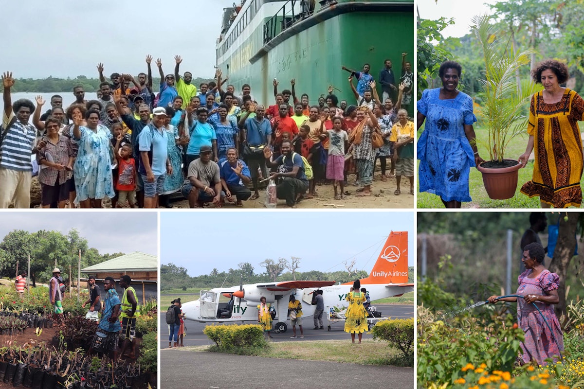 De nombreuses personnes de tout le Vanuatu arrivent à Tanna pour aider aux préparatifs de l’inauguration, samedi, de la première maison d’adoration bahá’íe locale dans le Pacifique.