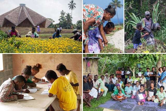 À Tanna, plus de 5 000 personnes participent à des activités bahá’íes de développement de la communauté, avec les jeunes en première ligne.