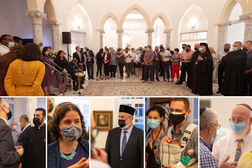 En la recepción también participaron miembros de diversas comunidades religiosas así como residentes de la zona, reunidos todos en un espíritu de compañerismo y armonía.