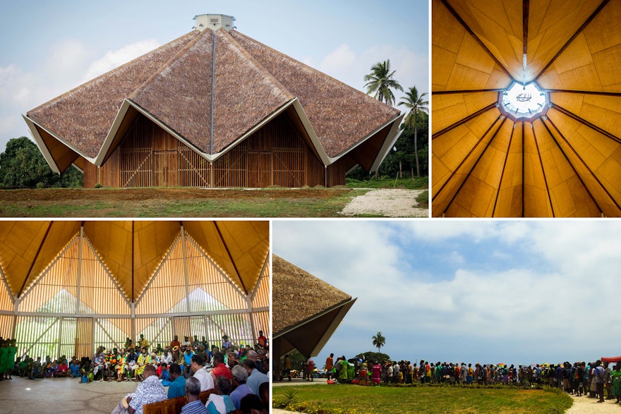 Tanna, Vanuatu — This recently inaugurated House of Worship, the first local Bahá’í temple in the Pacific, will mark the centenary with a devotional program. Attendees will include traditional chiefs, members of diverse faith communities, youth, and children.