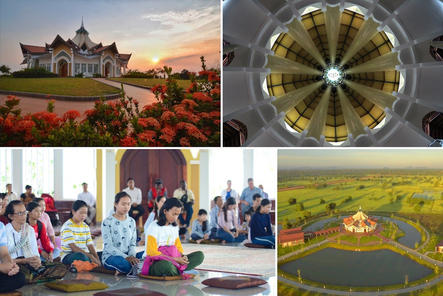 Battambang (Camboya) — Durante los próximos días, los dirigentes locales y los residentes asistirán a las reuniones de oración que se celebrarán en esta Casa de Adoración. También se realizarán numerosas reuniones del centenario en las comunidades bahá’ís de los alrededores.