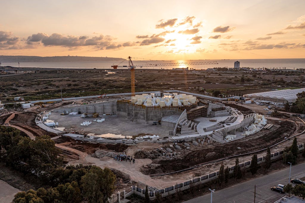 A recent view of the Shrine of ‘Abdu’l-Bahá.