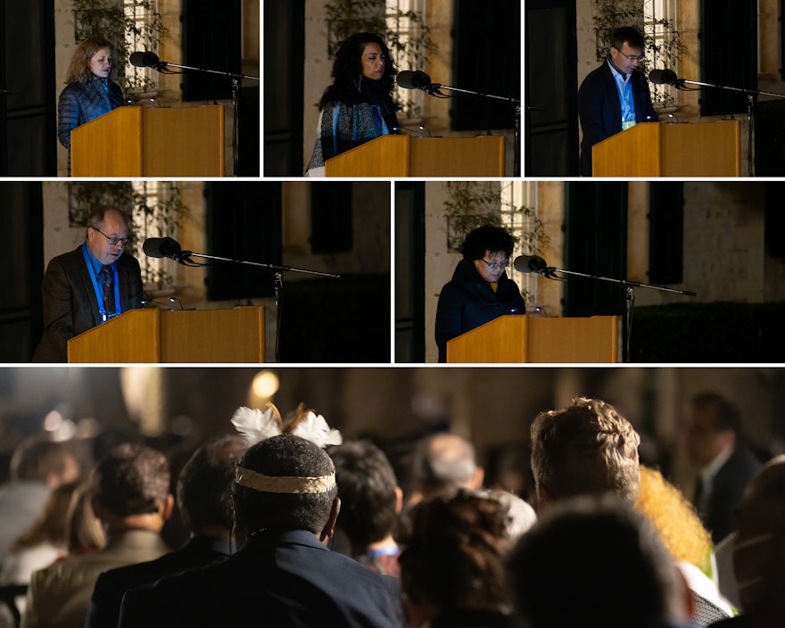 Prayers and writings from the Bahá’í teachings were also read in Persian, Russian, Spanish, and Portuguese.
