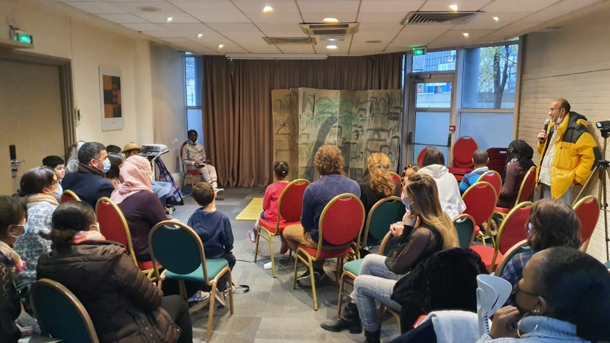 A gathering held in France to commemorate the centenary.