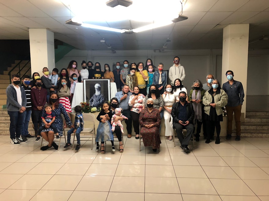 Seen here are participants at a centenary gathering in Costa Rica.