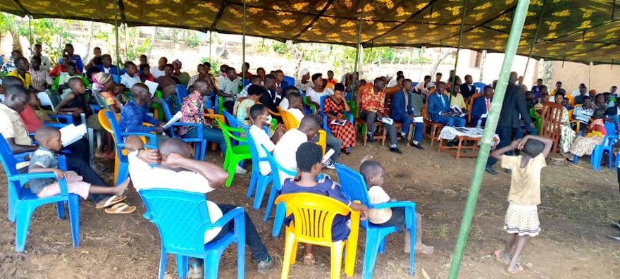 Seen here is a centenary gathering in Burundi.