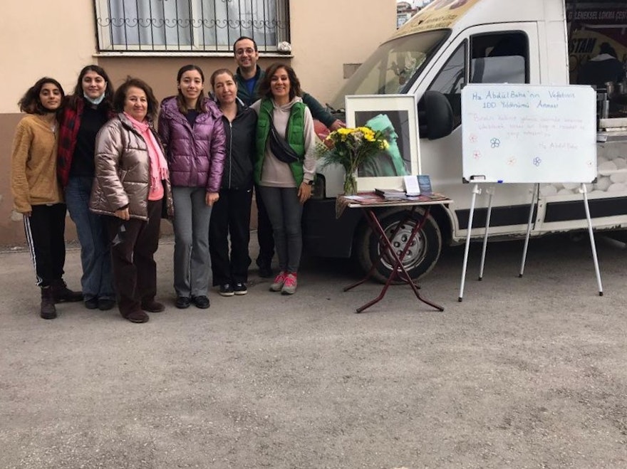 As part of centenary commemorations and in keeping with local custom when a loved one passes away, a group of friends in Turkey prepared traditional pastries for their neighbors.