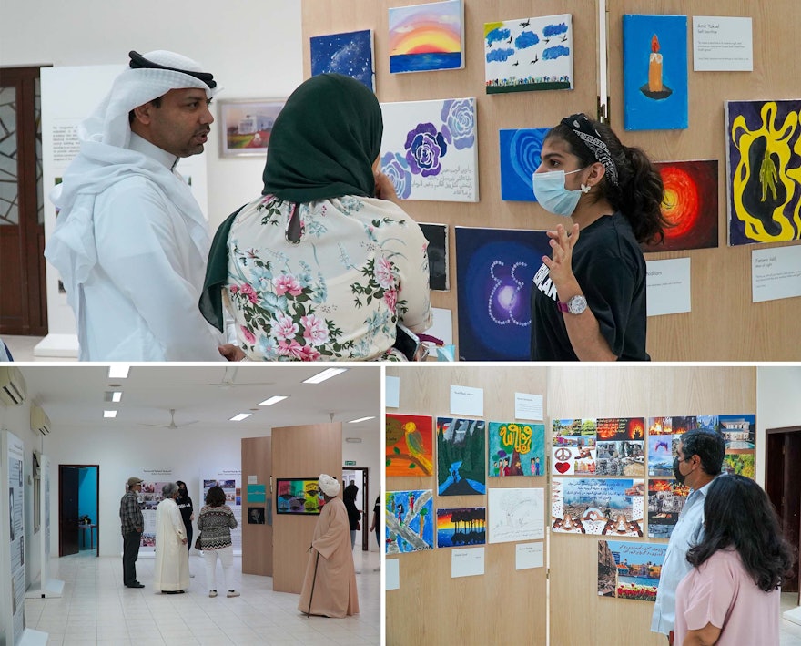 نمایشگاهی دربارهٔ حضرت عبدالبهاء در بحرین که شامل آثار هنری الهام گرفته از نوشته‌های ایشان نیز بود.
