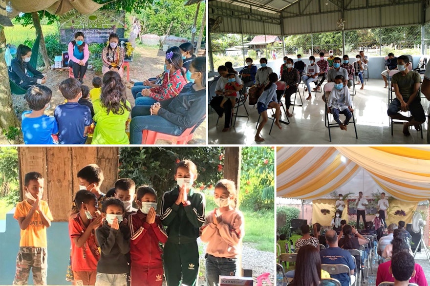 Gatherings across Cambodia commemorating the centenary.