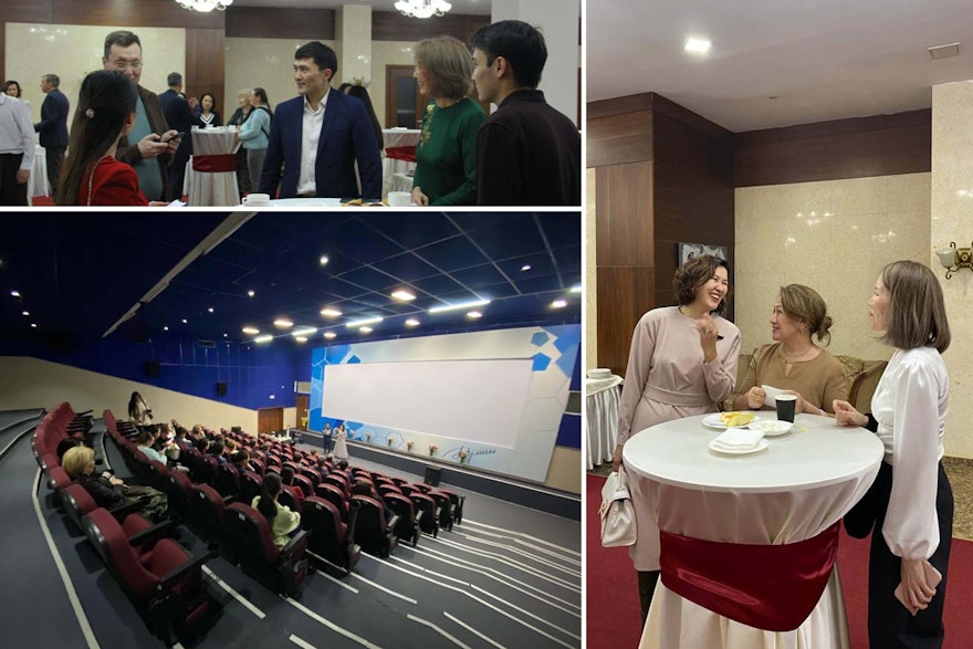 Durante la recepción en Nur-Sultan se proyectó la película El Ejemplo. Tras la proyección, la poeta Dina Oraz declaró «’Abdu’l-Bahá defendió el principio de unidad e igualdad entre todos los hombres y mujeres. No dividió a la gente. Les enseñó a respetarse mutuamente y desafió los prejuicios. Fue un ejemplo para los demás con Sus palabras y Sus acciones».