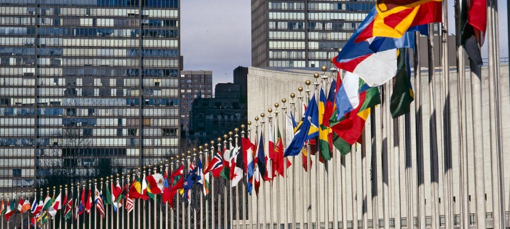 L’Assemblée générale des Nations unies appelle l’Iran à respecter les droits de l’homme pour tous ses citoyens, y compris les membres de la foi bahá’íe. (Crédit : Photo ONU/Milton Grant)