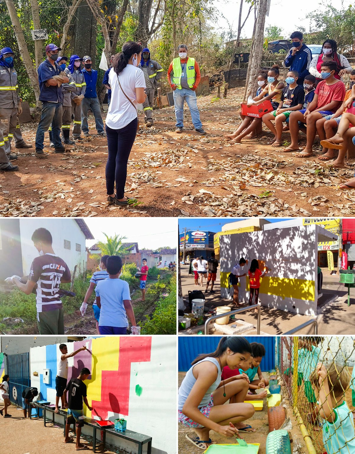 In Brazil, a group of youth participating in Bahá’í community-building efforts drew on government support to remove 12 tons of trash from the area around a local river.