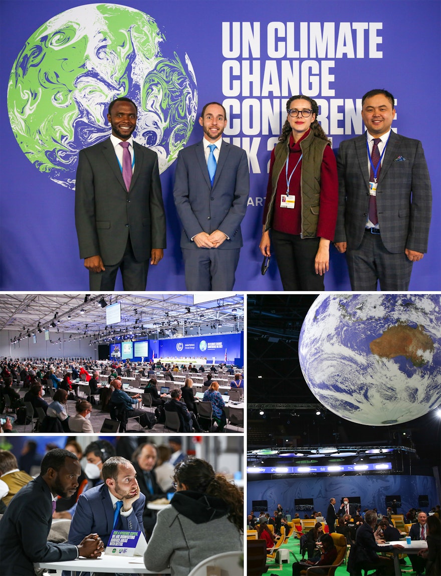 نمایندگان جامعهٔ جهانی بهائی در گفتگوهای کنفرانس تغییرات اقلیمی سازمان ملل متحد در سال ۲۰۲۱ معروف به «کاپ‌ ۲۶» شرکت و ابعاد اخلاقی فعالیت‌های اقلیمی را بررسی کردند.