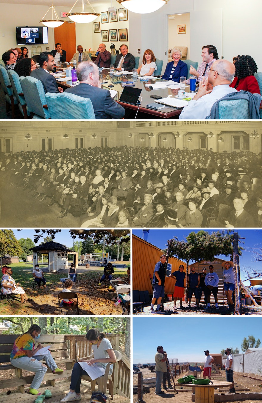Столетие первой конференции расовой дружбы, проведенной американской общиной бахаи, было отмечено трехдневным симпозиумом, посвященным расовому единству и социальным изменениям.