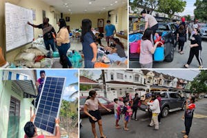 The spirit of service fostered through Bahá’í community-building activities in Malaysia was channeled toward relief efforts after disastrous flooding in December.