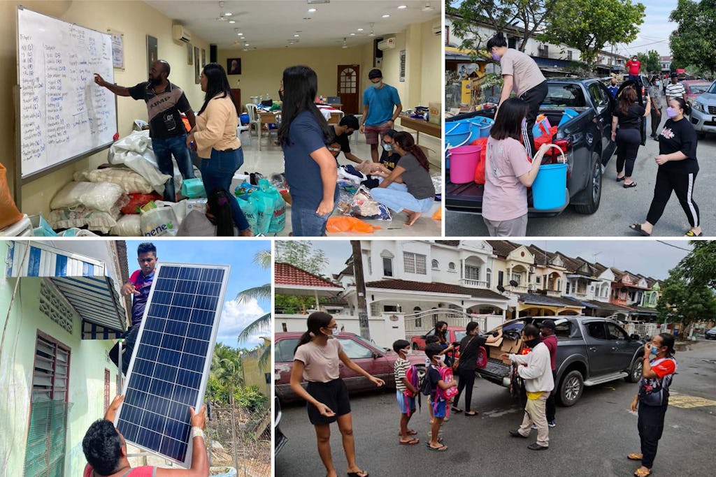The spirit of service fostered through Bahá’í community-building activities in Malaysia was channeled toward relief efforts after disastrous flooding in December.