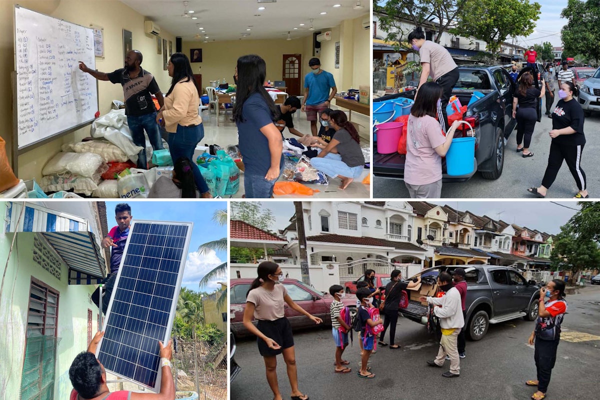 El espíritu de servicio generado por las actividades de la comunidad bahá’í en Malasia se canalizó hacia las labores de socorro tras las graves inundaciones de diciembre.