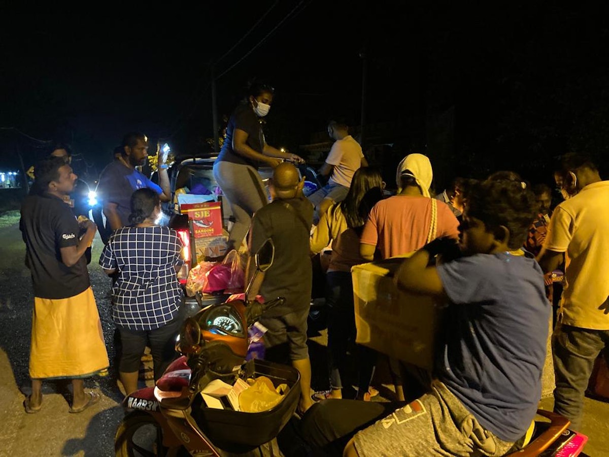 In many instances, entire families and groups of people quickly travelled long distances to affected areas to assist, working long hours into the night.