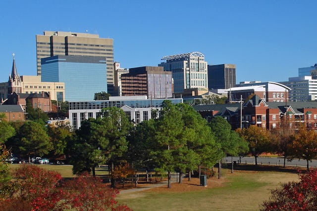 A view of Columbia, South Carolina, United States. (Credit: Akhenaton06/Wikipedia CC BY-SA 3.0)