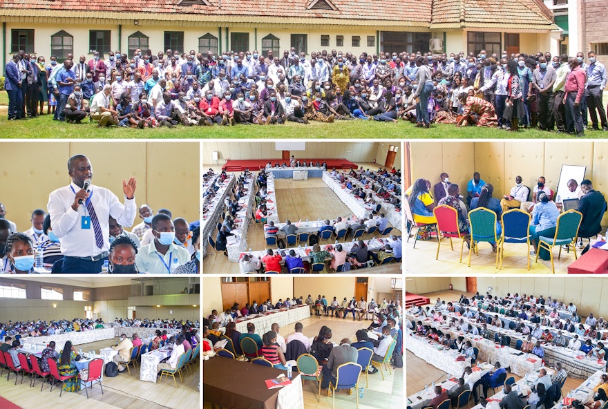 Seen here are participants of the national gathering in Kenya, in which attendees are consulting about plans for upcoming conferences that will be held throughout that country over the coming months.
