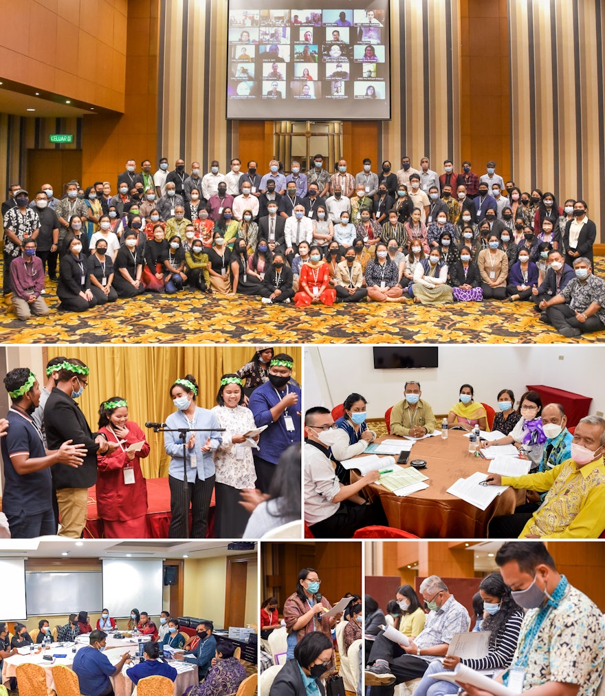 A gathering in Malaysia brought together participants from that country as well as various other countries in Southeast Asia, including Brunei, Indonesia, Singapore who joined remotely through video conferencing.