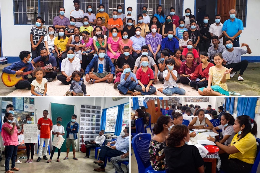 In Timor-Leste, the country’s newly formed Bahá’í National Spiritual Assembly met with members of other Bahá’í institutions in the country to plan for upcoming conferences that will be held in that country.