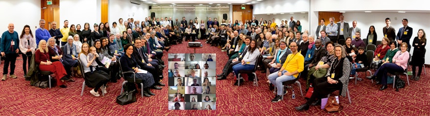 The Bahá’í communities of several countries in northern Europe—including Ireland, Denmark, Finland, Iceland, Norway, Sweden, and the United Kingdom—as well as Greenland were represented at a gathering held in London. Participants also joined remotely through video conferencing.