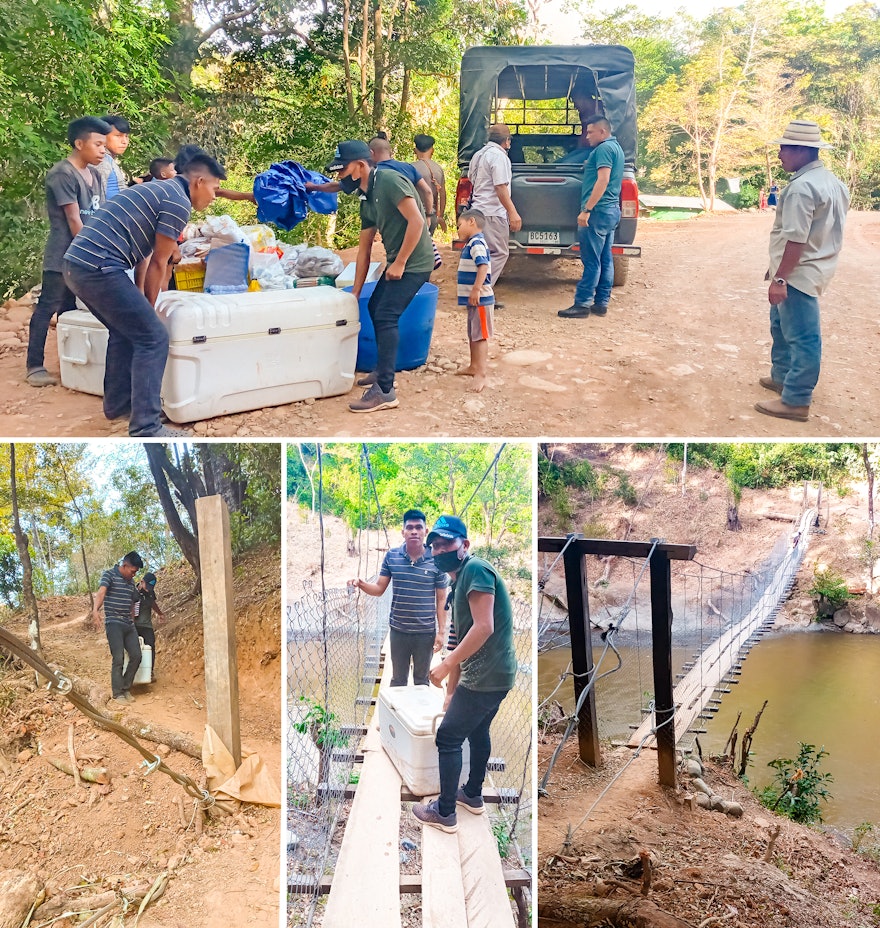 Many residents of Cerro Iglesia in the Besiko District, Panama, worked together to prepare for the first conference in that country, transporting supplies, arranging for health measures, and planning a range of activities for all ages.