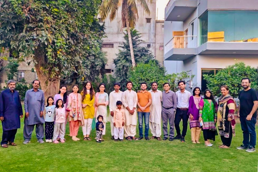 Participants at a national gathering in Karachi, Pakistan. A participant at the gathering says, “This gathering was a sign of things to come. The upcoming conferences will enable everyone to reflect deeply about the purpose of their lives, to examine the needs of our society, and to explore how they can contribute to building a peaceful society.”