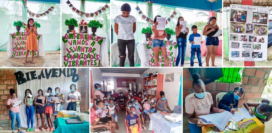 Niños y jóvenes participaron plenamente en las conferencias realizadas en Quibdó y Tuchín (Colombia).