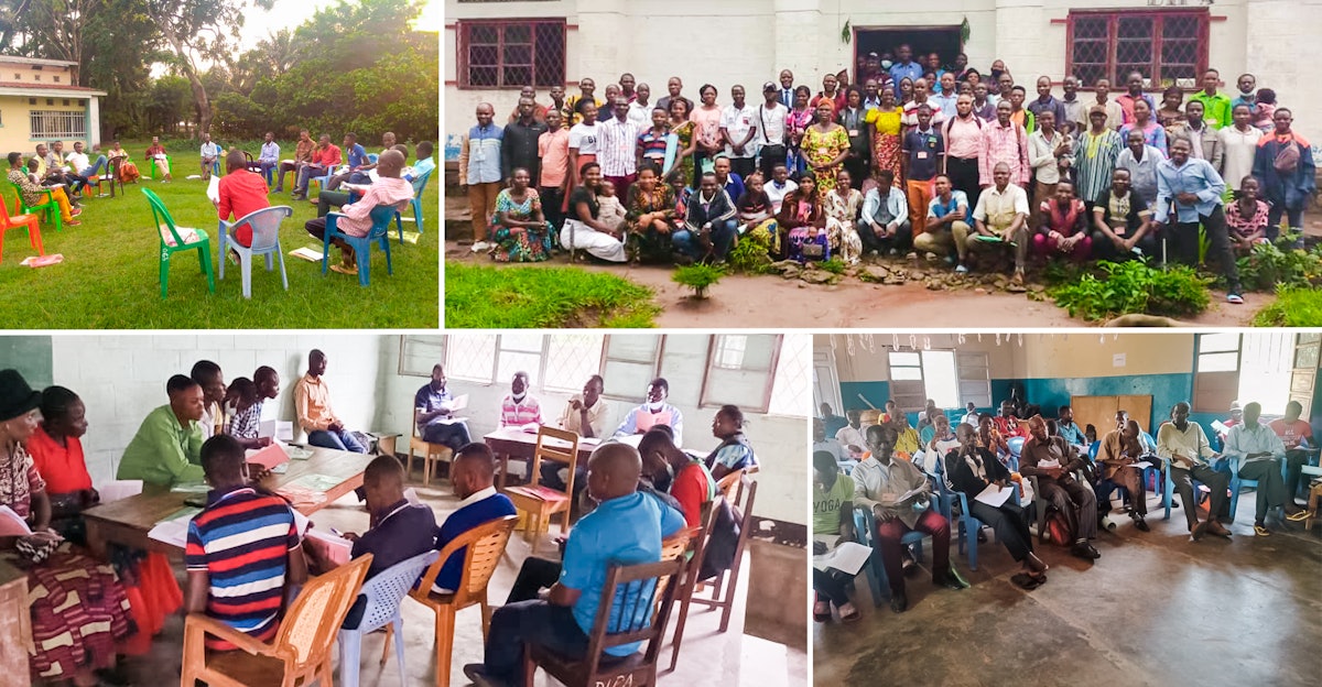 En la imagen, las reuniones locales en la región Kasai de la República Democrática del Congo.