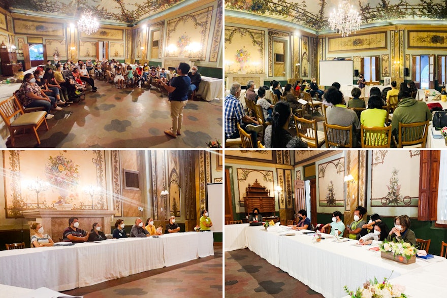 Representantes de instituciones bahá’ís de Paraguay se reunieron recientemente para consultar sobre las próximas conferencias regionales.