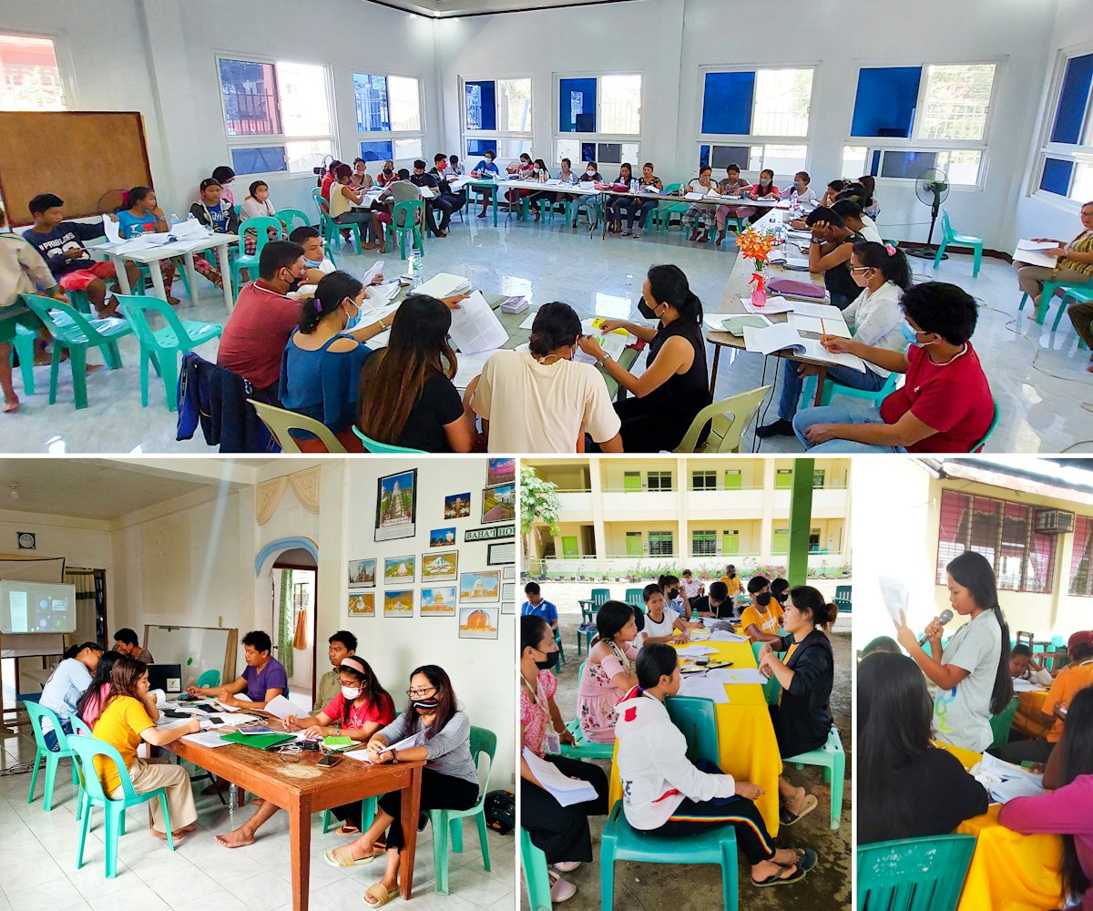 En Filipinas, se han organizado numerosas reuniones en distintas regiones del país. En la imagen, se ven reuniones en Palawan, Medio Oeste y Luzón Norte.