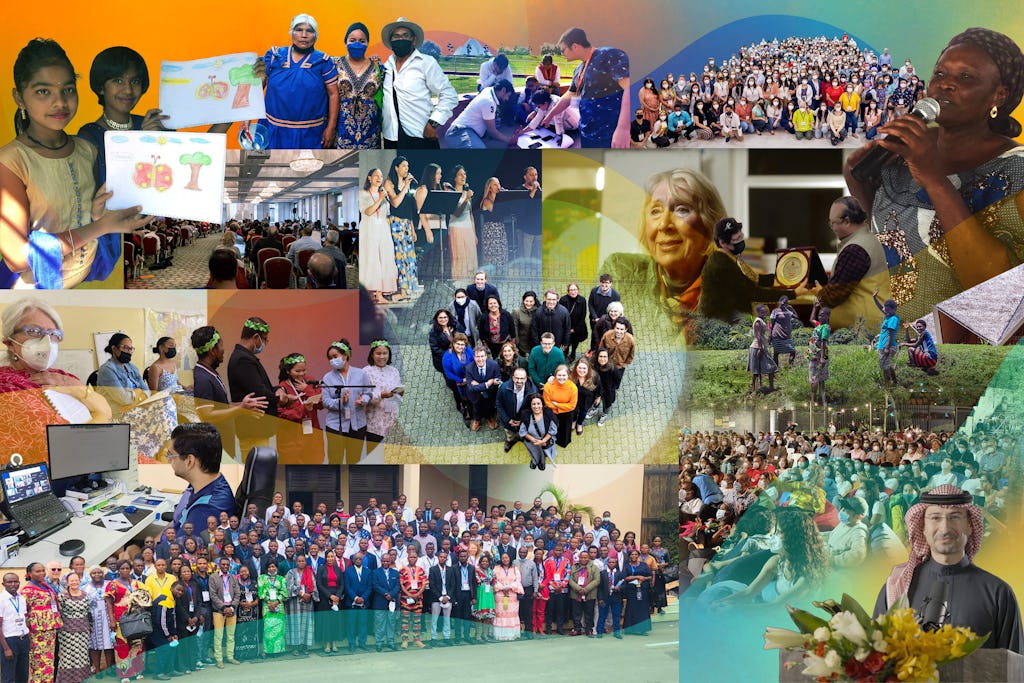 По всему миру идет волна конференций, на которых обсуждается, каким образом неравнодушные люди могут направлять свою энергию и желание изменить мир на достижение единства и служение своим согражданам во имя удовлетворения потребностей своих обществ.