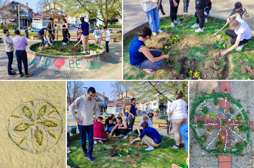 The theme of the conference in Zagreb, Croatia, was “the betterment of the world,” which gave rise to a project to beautify a public space.