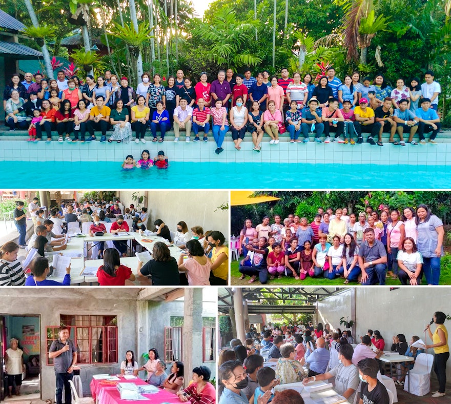 Représentants d’institutions bahá’íes régionales qui se sont réunis dans le sud de Luzon, aux Philippines.