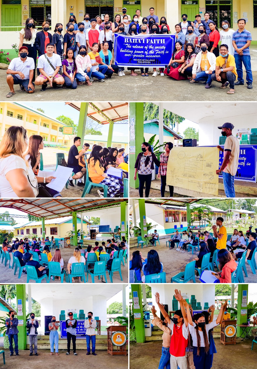 People from different localities in Narra, Philippines, gathered to prepare as facilitators for the upcoming series of conferences in that country.