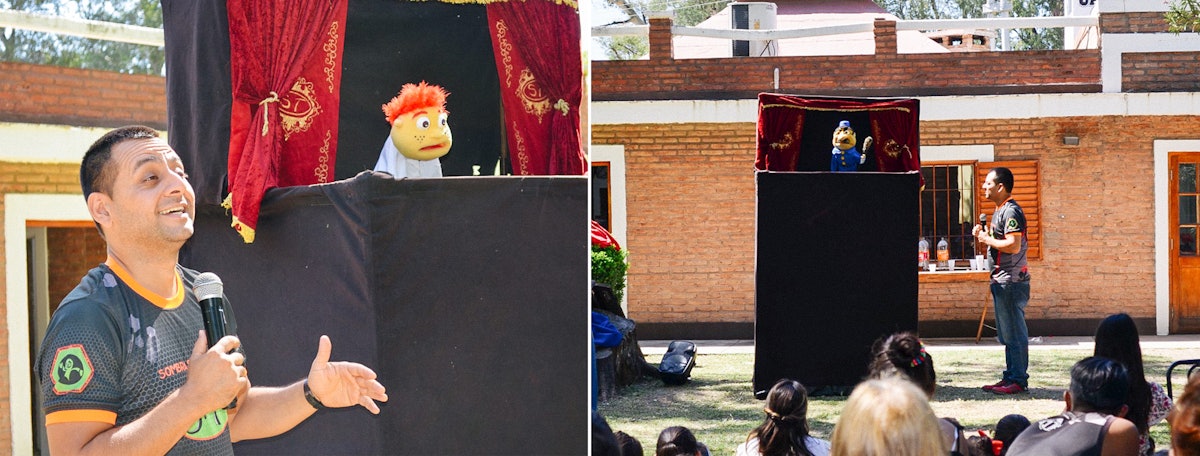 At a gathering in Argentina, a puppet show about stewardship of the planet described the relationship between humanity and nature.