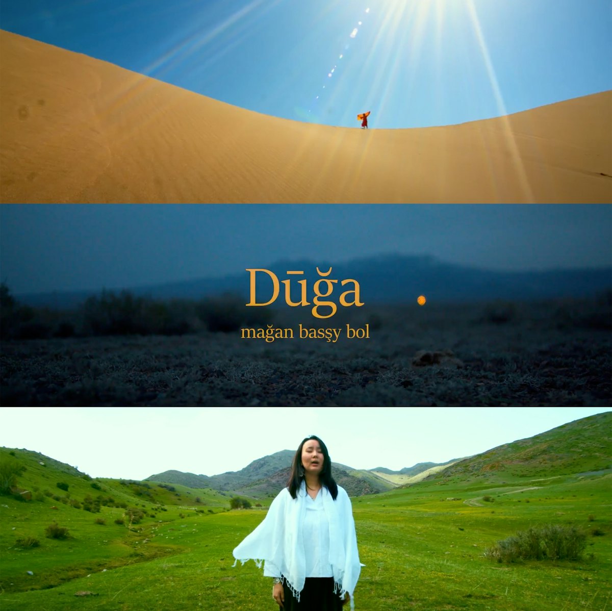 This video, to be played as an opening to the conferences in Kazakhstan, features a Baháʼí prayer sung in Kazakh, as the singer traverses across various environments and terrains.