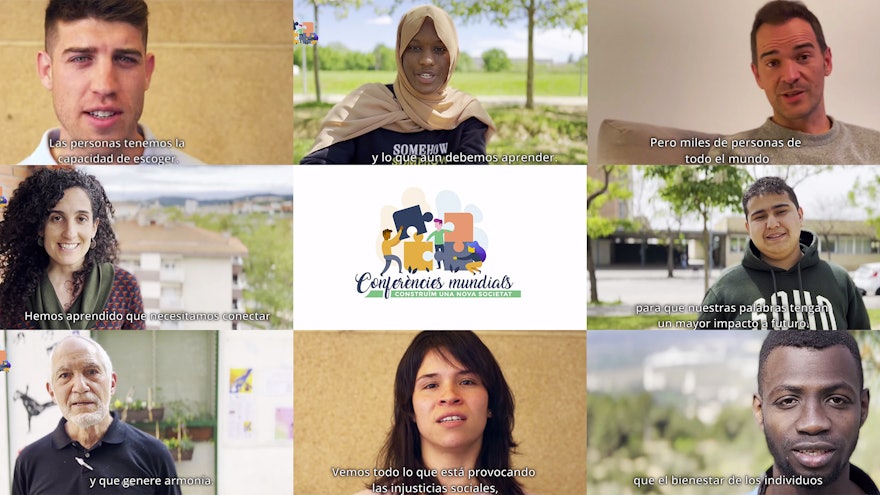 Invitation vidéo à des conférences à Gérone, en Espagne.