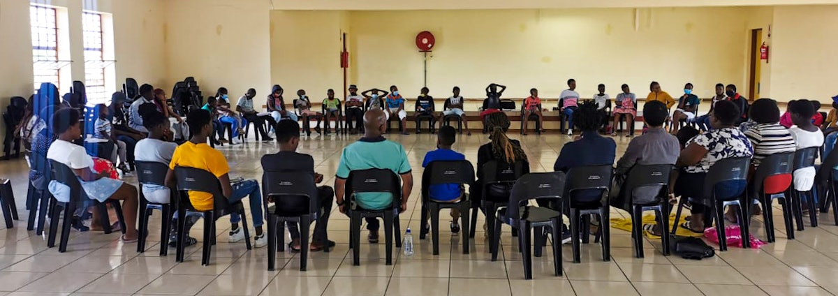 This gathering, which was held in Johannesburg, brought together people from across South Africa to prepare them for facilitating upcoming conferences.