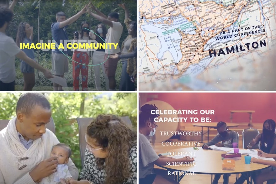 An invitation video was produced for a conference in the city of Hamilton, Canada.