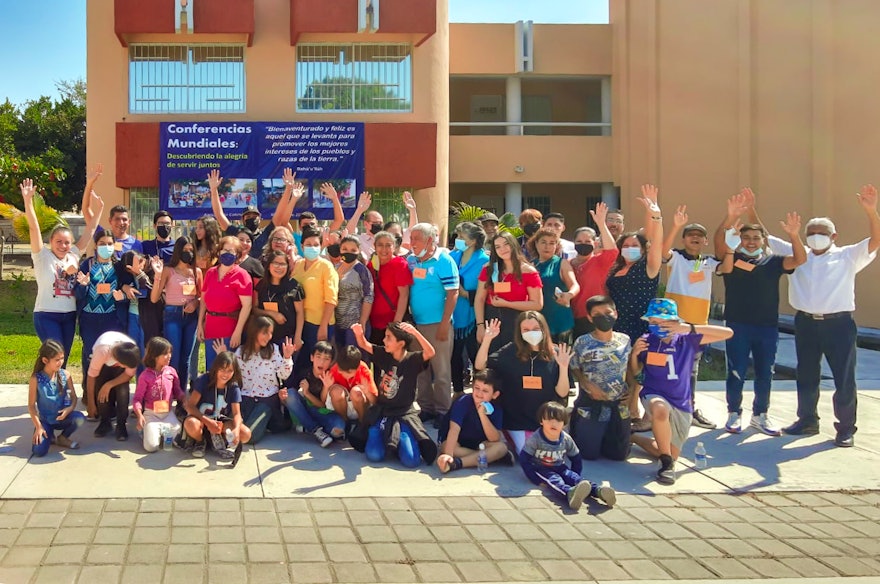 Participants à une conférence à Colima, au Mexique.